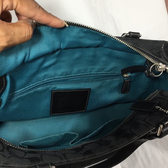 Coach Signature Shoulder Tote Bag - Picture 11 of 13